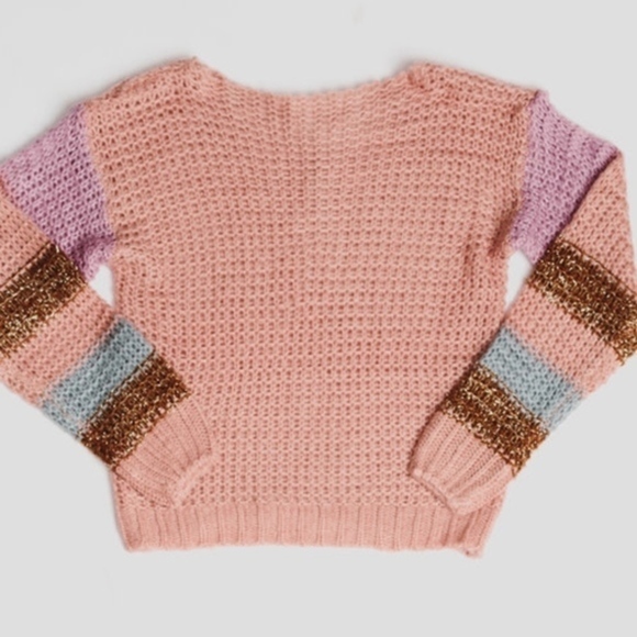 Anthropologie Heartloom Mae Pink Sweater XS - Picture 3 of 5
